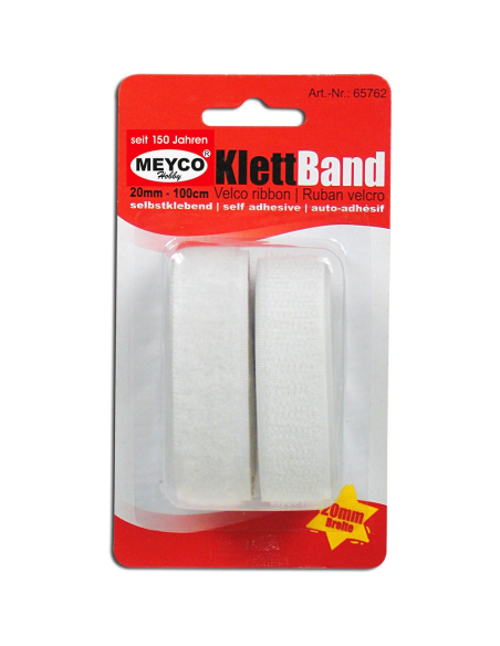 Ταινία Velcro Άσπρη 20mm x 1m Meyco