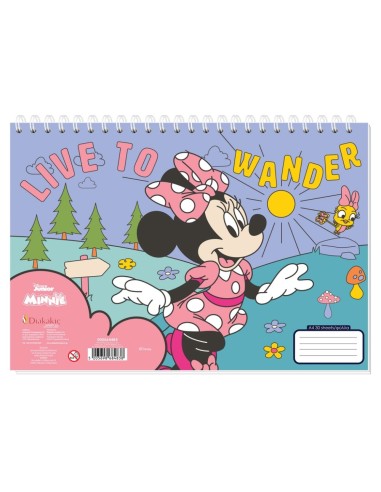 Μπλοκ Ζωγραφικής Disney Minnie 30Φ. A4