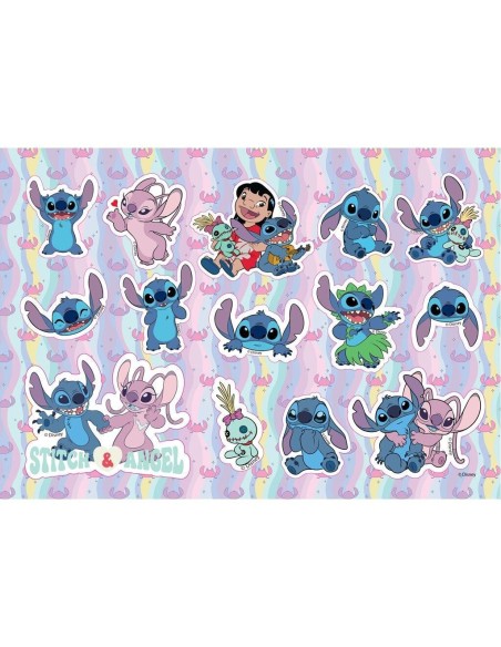 Μπλοκ Ζωγραφικης Lilo Stitch 23x33cm 40 Φυλλα Αυτοκολλητα Στενσιλ
