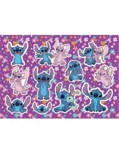 Μπλοκ Ζωγραφικης Lilo Stitch 23x33cm 40 Φυλλα Αυτοκολλητα Στενσιλ 2
