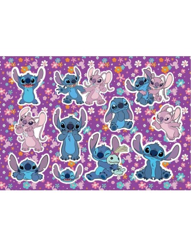 Μπλοκ Ζωγραφικης Lilo Stitch 23x33cm 40 Φυλλα Αυτοκολλητα Στενσιλ