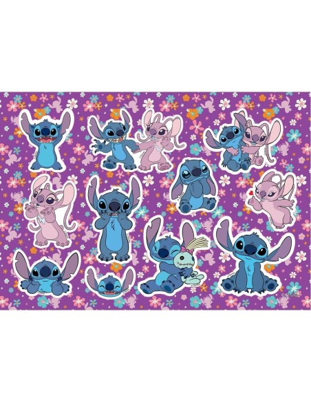 Μπλοκ Ζωγραφικης Lilo Stitch 23x33cm 40 Φυλλα Αυτοκολλητα Στενσιλ