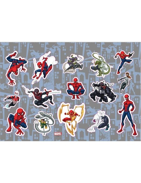 Μπλοκ Ζωγραφικής Spiderman 40Φυλ. με Αυτοκόλλητα (23x33εκ.)
