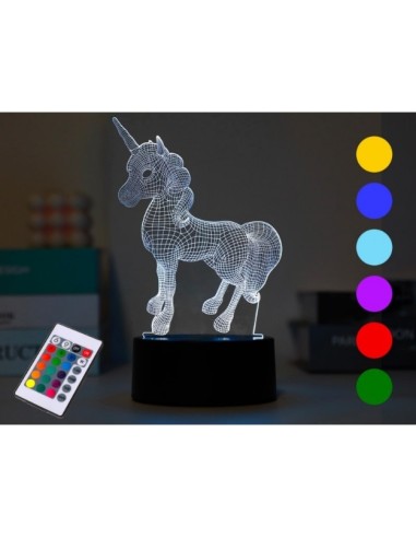 ΛΑΜΠΑ I-TOTAL 3D LED UNICORN