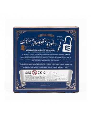 Επιτραπέζιος Γρίφος Professor Puzzle Sherlock Holmes - The Case of the Sherlock's Lock