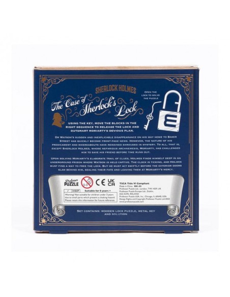 Επιτραπέζιος Γρίφος Professor Puzzle Sherlock Holmes - The Case of the Sherlock's Lock