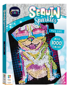 Curious Craft Sequin Sparkles: Pug Life