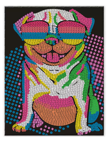 Curious Craft Sequin Sparkles: Pug Life