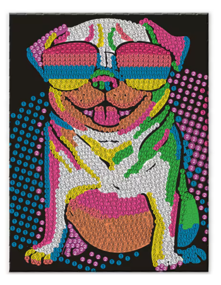 Curious Craft Sequin Sparkles: Pug Life