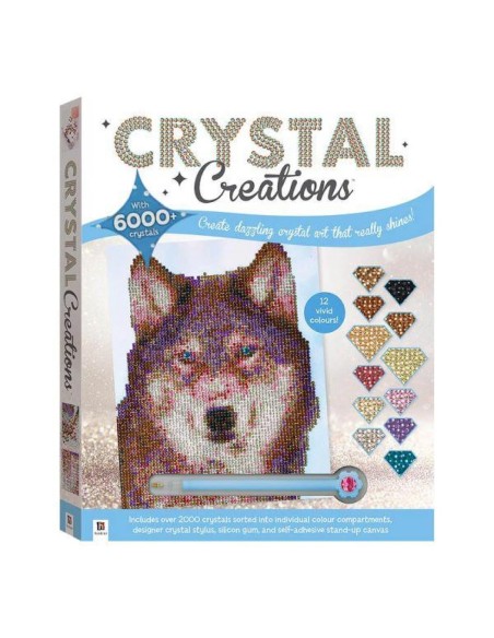 Ζωγραφική με Διαμάντια Crystal Creations Λύκος στο Χιόνι