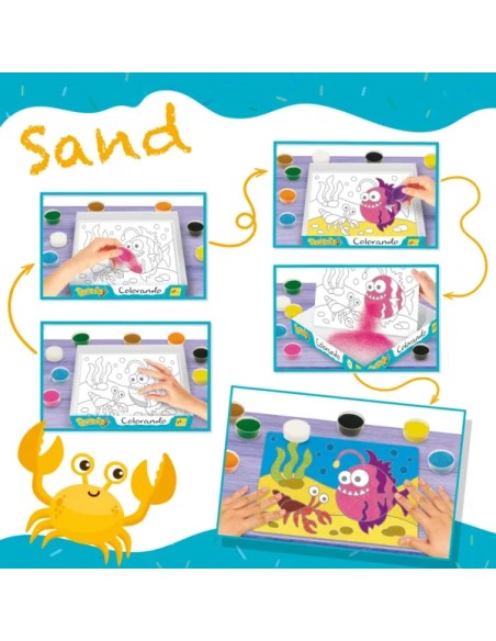 Lisciani Sandy Colorando! Ζωγραφική με Άμμο 4+ ετών