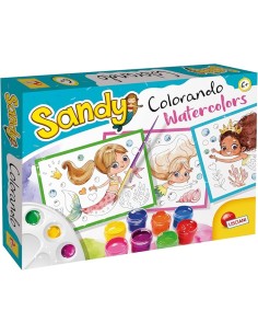 SANDY COLORANDO - Watercolour set - Colour and Creativity - Multicoloured Drawings and Paint