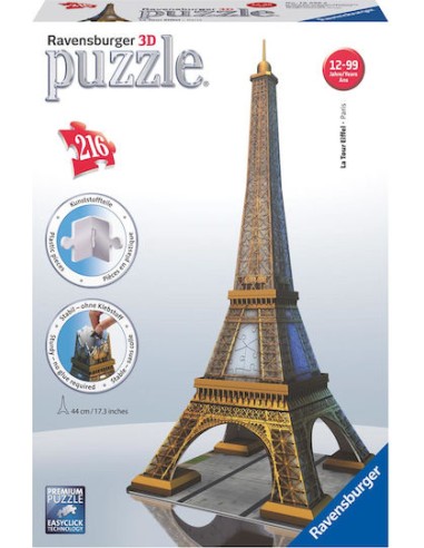 Eiffel Tower 3D Puzzle, 216pc