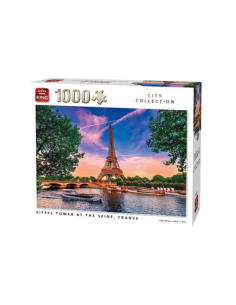 Puzzle Πύργος του Άιφελ στο Σηκουάνα 1000pcs