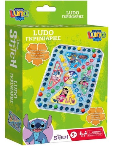 Επιτραπέζιο Παιχνίδι Γκρινιάρης Disney Stitch για 2-4 Παίκτες 3+ Ετών Luna