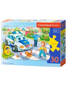 Castorland Way to School παζλ 30 κομμάτια