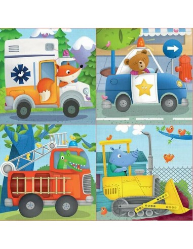Παιδικό Puzzle Rescue Patrol για 3+ Ετών 6pcs Educa