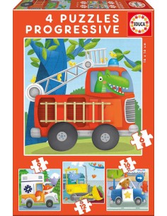 Παιδικό Puzzle Rescue Patrol για 3+ Ετών 6pcs Educa