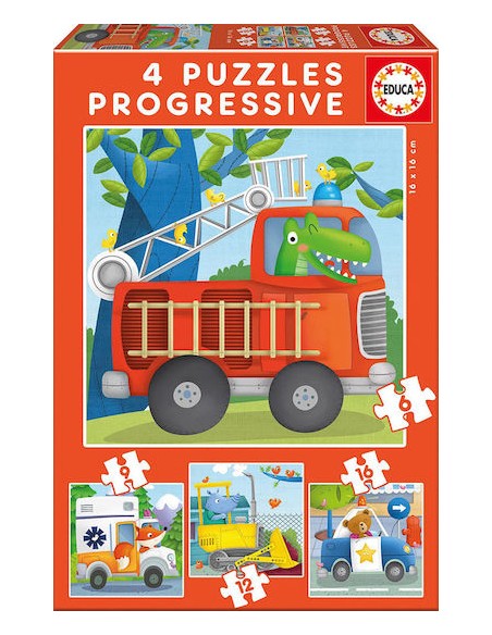 Παιδικό Puzzle Rescue Patrol για 3+ Ετών 6pcs Educa