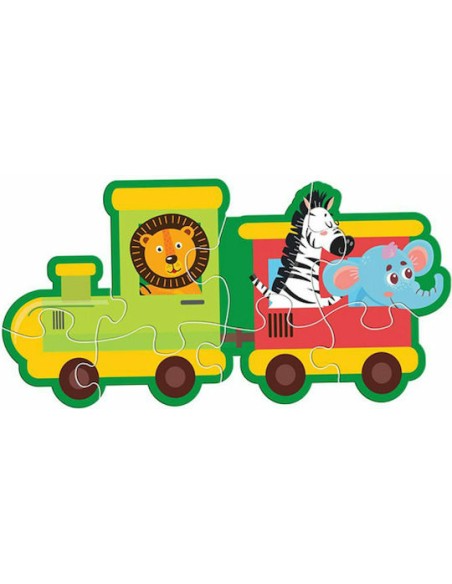 Παιδικό Puzzle Vehicles για 3+ Ετών 28pcs Luna