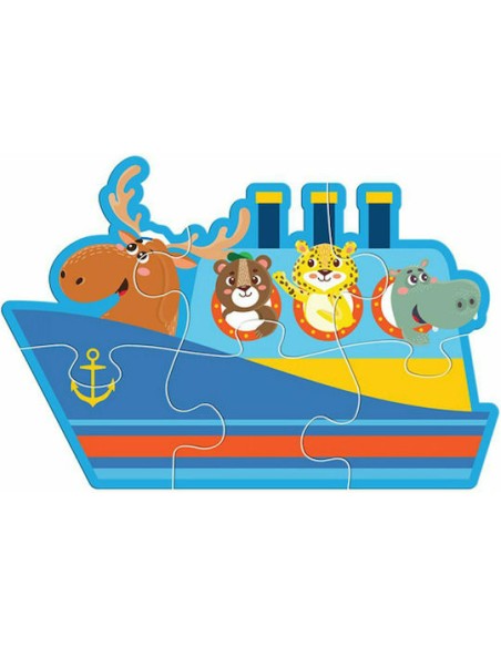 Παιδικό Puzzle Vehicles για 3+ Ετών 28pcs Luna