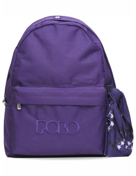 Polo Original Σχολική Τσάντα Πλάτης Με 2 Θήκες Μωβ 30lt