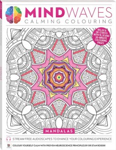 Βιβλίo Ζωγραφικής Anti-Stress Mindwaves: Mandalas