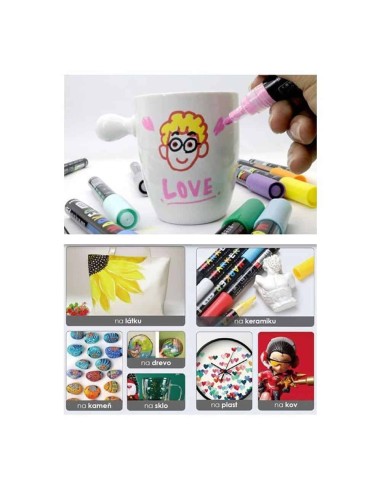 Μαρκαδόρος Ακρυλικός Acrylic Marker S500 M&G
