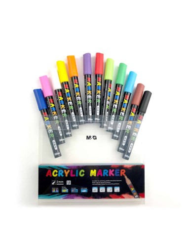 Μαρκαδόρος Ακρυλικός Acrylic Marker S500 M&G