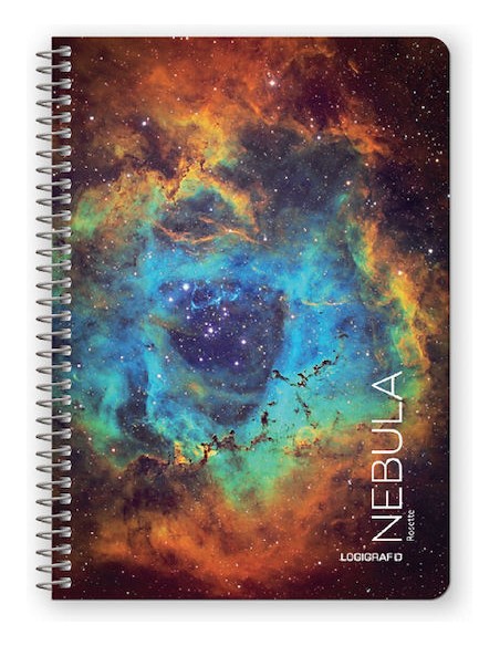 Σπιράλ Τετράδια Ριγέ Α4 90 Φύλλα 3 Θεμάτων NEBULA