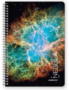 Σπιράλ Τετράδια Ριγέ Α4 90 Φύλλα 3 Θεμάτων NEBULA