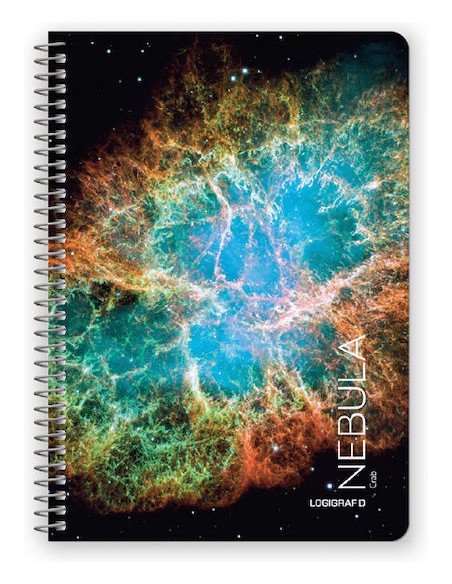 Σπιράλ Τετράδια Ριγέ Α4 90 Φύλλα 3 Θεμάτων NEBULA