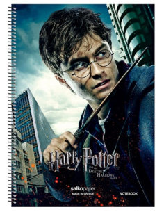 Τετράδιο Σπιράλ Salko Harry Potter 2Θ 17x25