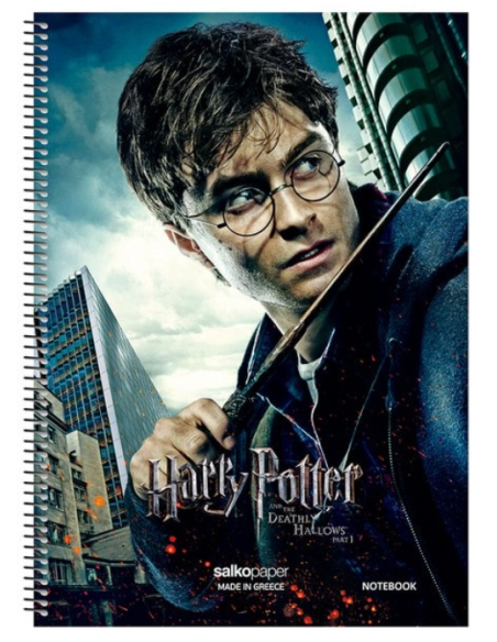 Τετράδιο Σπιράλ Salko Harry Potter 2Θ 17x25
