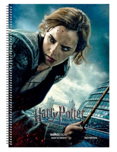 Τετράδιο Σπιράλ Salko Harry Potter 2Θ 17x25