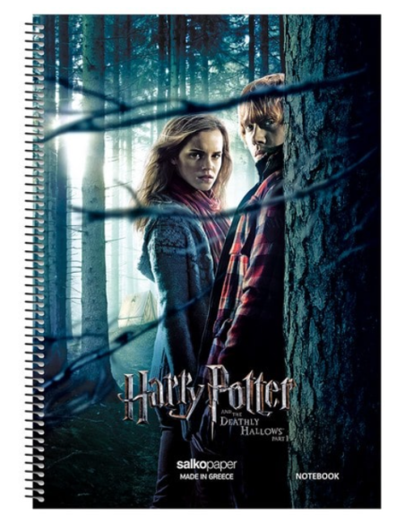 Τετράδιο Σπιράλ Salko Harry Potter 2Θ 17x25