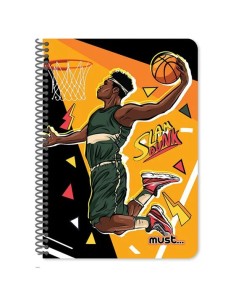 Τετράδιο Σπιράλ Must 17Χ25 2Θ 60φ Top Game