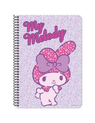 Τετράδιο Σπιράλ17x25εκ 2Θ 60Φ My Melody