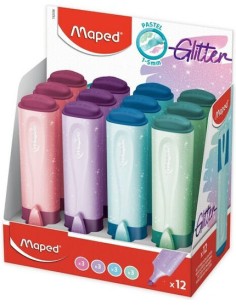 Μαρκαδόρος Υπογράμμισης Fluo Peps Pastel Glitter Maped
