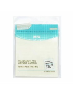 Transparent Sticky Notes 76x76mm 50 Sheets