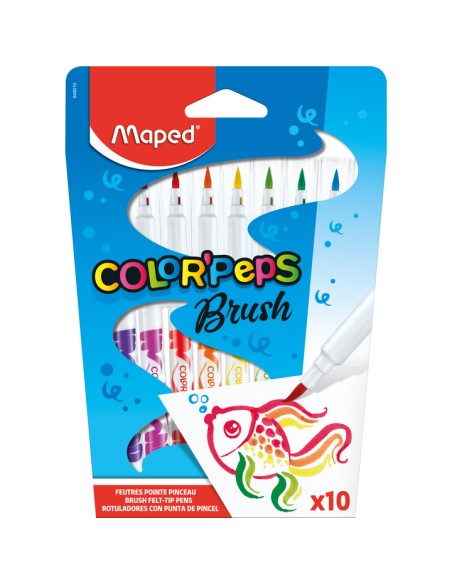 Μαρκαδόροι Maped Brush 2.8mm 10pcs