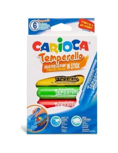 Μαρκαδόροι Carioca Temperello 6Pcs