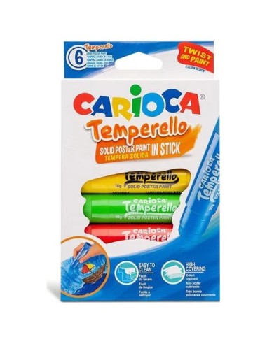 Μαρκαδόροι Carioca Temperello 6Pcs
