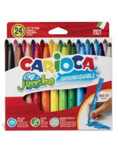 Carioca 24 Μαρκαδόροι Jumbo