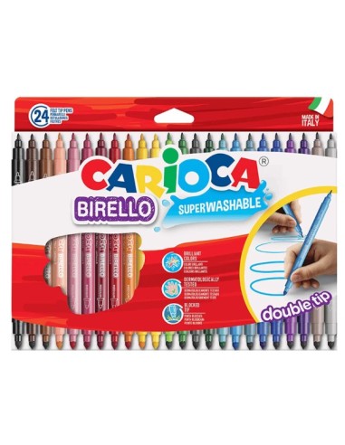 Carioca Μαρκαδόροι Birello Superwashable 24 Χρώματα