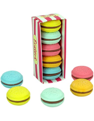 Σετ 5 Γόμες Mini Macaron