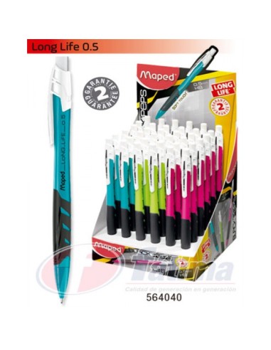Μηχανικό Μολύβι 0.5Mm Maped Black Peps Long Life διάφορα χρώματα