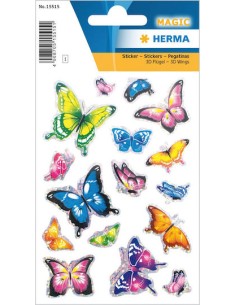 Herma Αυτοκόλλητα Butterflies With 3D Wing Effect