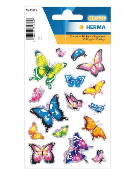 Herma Αυτοκόλλητα Butterflies With 3D Wing Effect