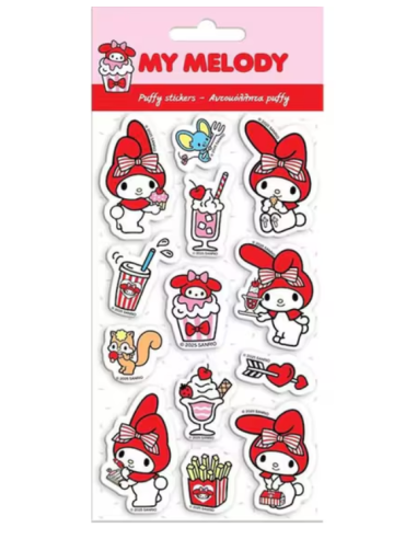 Αυτοκόλλητα Puffy Hello Kitty My Melody